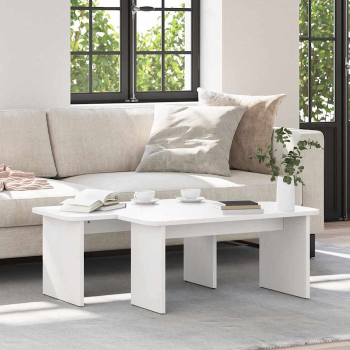 Mesa de café 100 x 69 x 35.5 cm madera maciza de pino