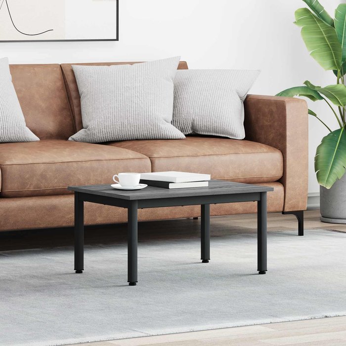 Maison exclusive - mesa de café gris sonoma 70 x 50 x 36 cm madera de ingeniería