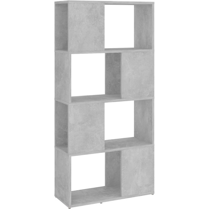 Estantería divisor de espacios gris hormigón 60x24x124,5 cm – comfortxl