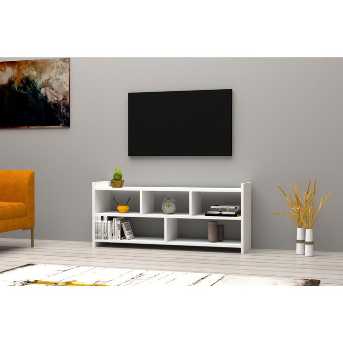 Mueble tv pera blanco