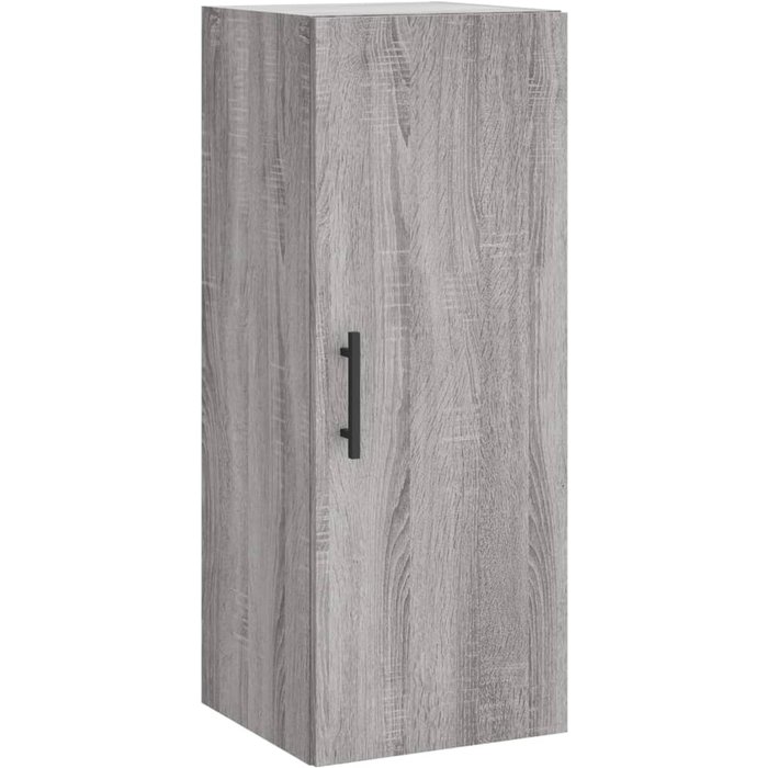 Armario de pared gris sonoma 34,5x34x90 cm