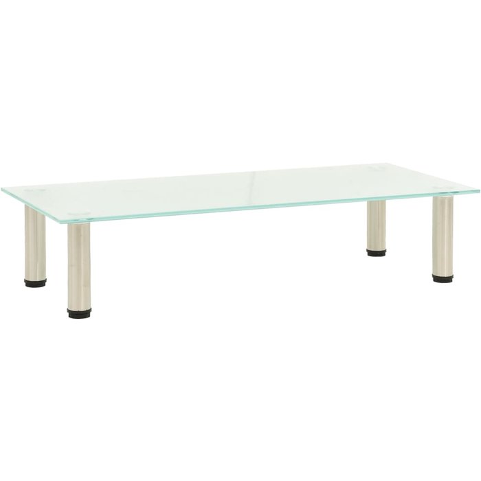 Maison exclusive - mueble para tv de vidrio templado esmerilado 80x35x17 cm