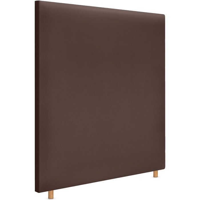 Dhome cabecero de polipiel liso hasta el suelo 105x120cm camas 105 - chocolate