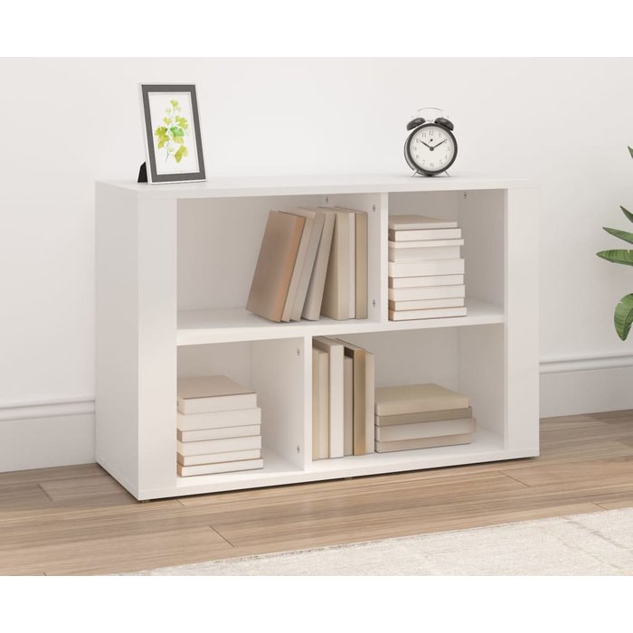 Maison exclusive - aparador de madera contrachapada blanco 80x30x54 cm