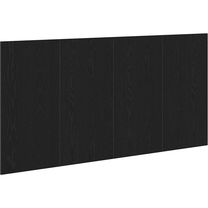 Cabecero de cama - mueble cabecero con cabecero roble negro 160 x 1.5 x 80.5 cm