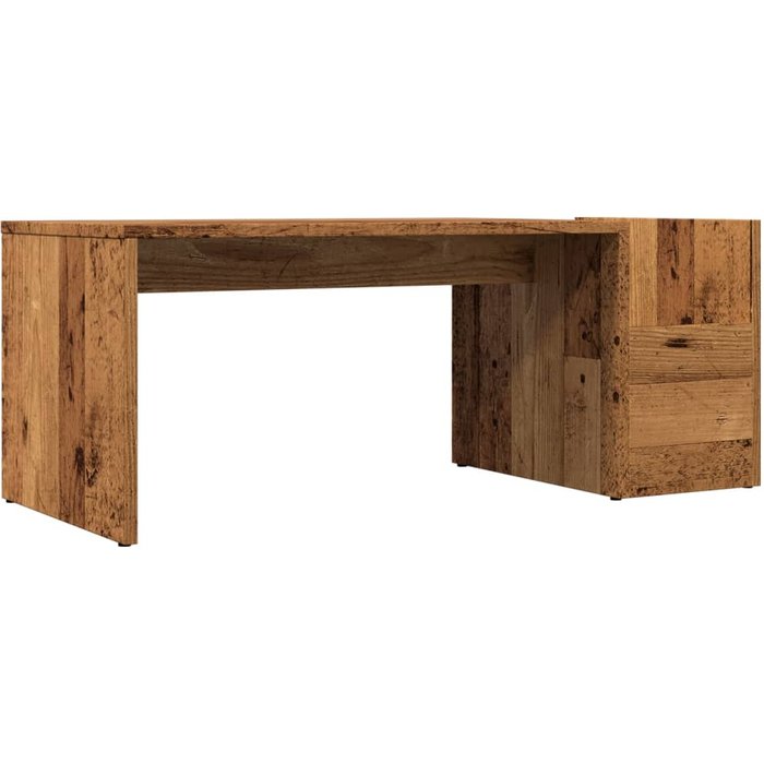 Mesa de centro de madera de ingeniería envejecida de 90x45x35 cm - comfortxl