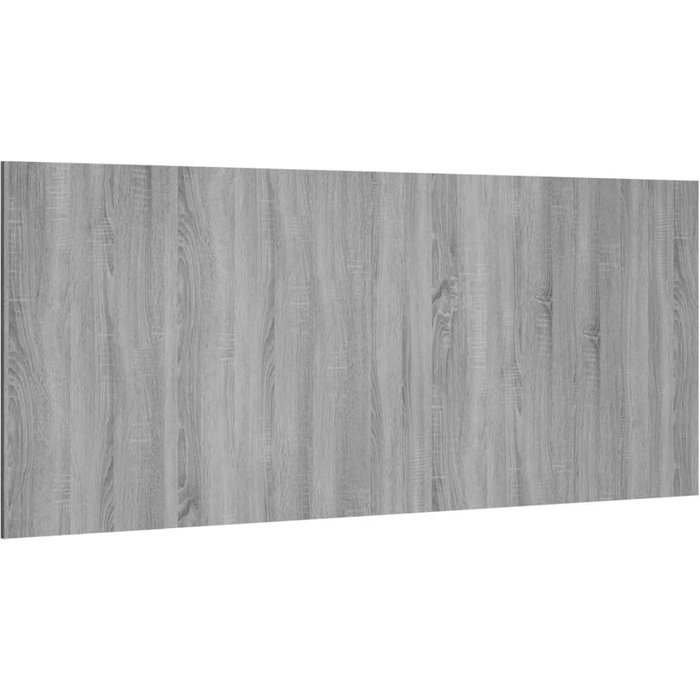 Cabecero de cama madera contrachapada gris sonoma 200x1,5x80 cm - comfortxl