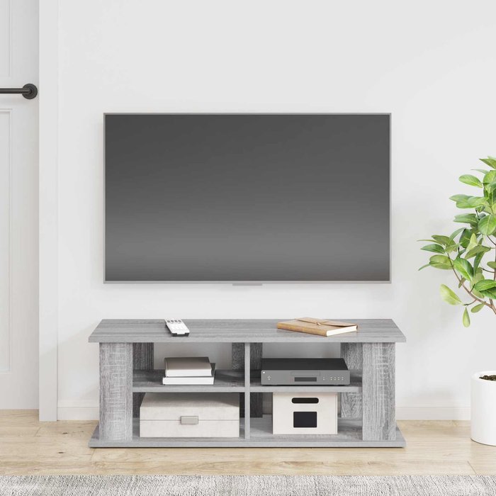 Mueble de tv sonoma gris 96 x 35 x 33,5 cm
