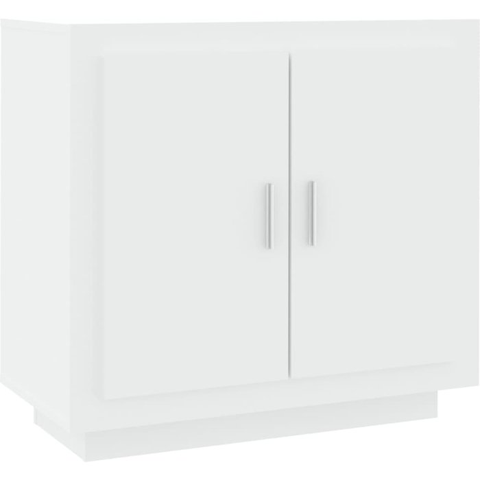 Aparador de madera contrachapada blanco 80x40x75 cm - comfortxl