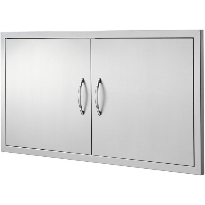 Puerta de acero inoxidable para cocina exterior 1067x534mm tekmaquinas