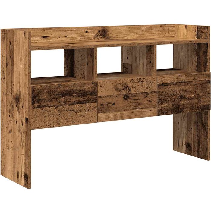 Aparador de madera contrachapada madera vieja 105x30x70 cm - comfortxl