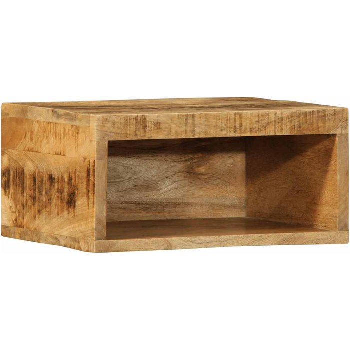 Mueble de tv de pared 40x30x19 cm madera maciza de mango en bruto