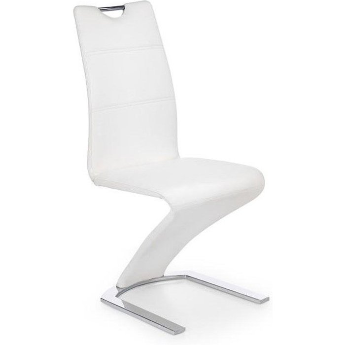 Silla de diseño en u negra esty - blanca