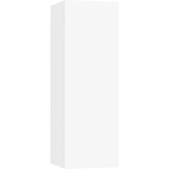 Mueble tv blanco aglomerado 30,5x30x90 cm