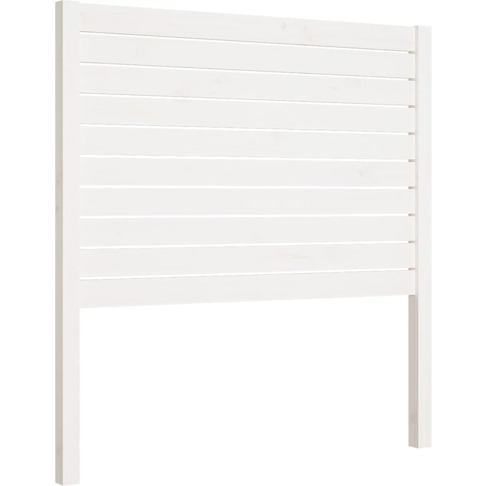 Cabecero de cama - mueble cabecero madera maciza de pino blanco 96x4x100 cm
