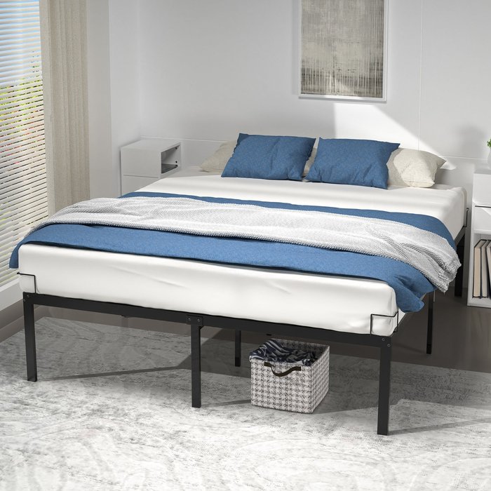 Vounot® cama 180x200cm altura 36cm con fijaciones