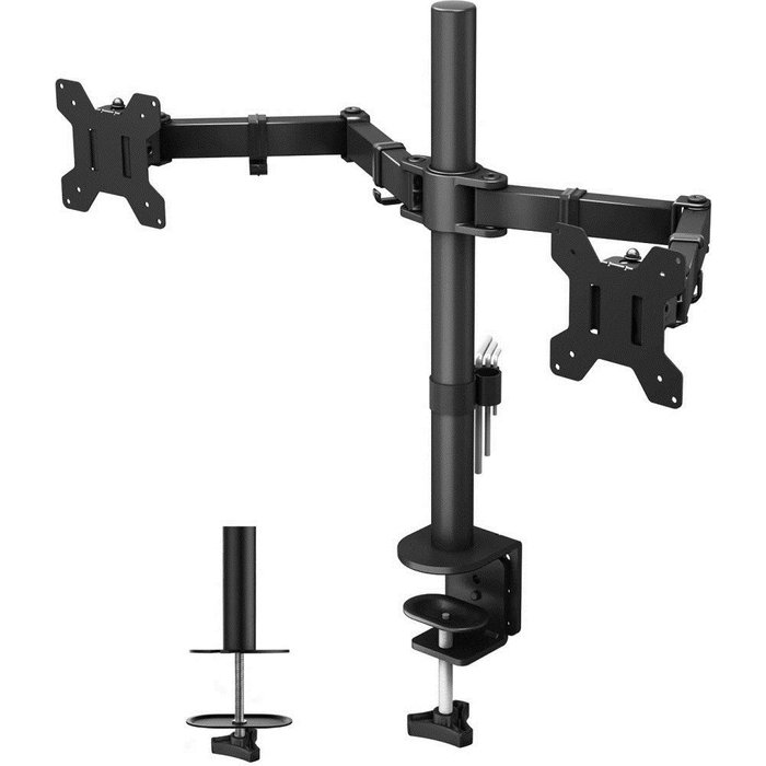 Soporte para monitor techly ica-lcd 382-d de 68,6 cm (27), color negro