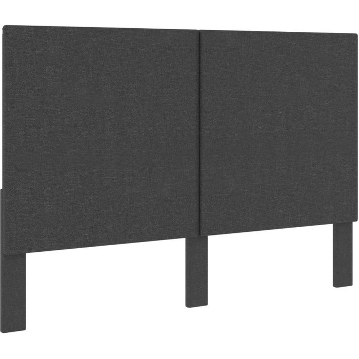 Cabecero de tela gris oscuro 180x200 cm vidaxl