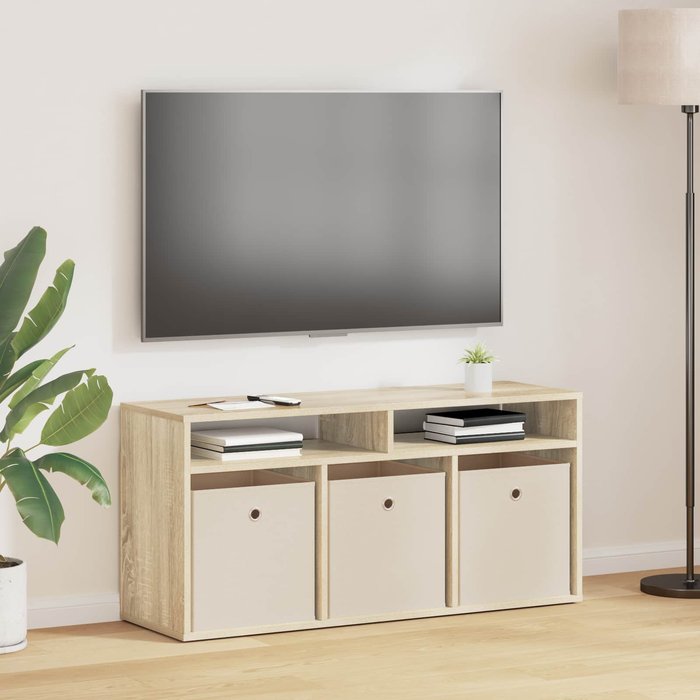 Zócalo con cajón, roble sonoma, 102 x 32 x 48,5 cm