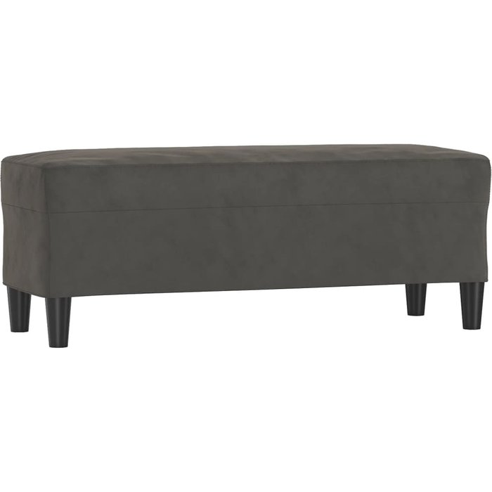 Banco 100 x 35 x 41 cm terciopelo gris oscuro 02_0010492