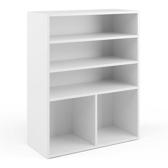 Vicco librería , blanco, 72 x 90.2 cm 2 compartimentos
