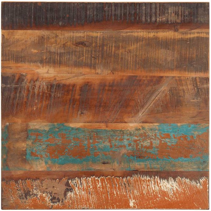 Tablero cuadrado de 60x60 cm, 25-27 mm, madera reciclada.