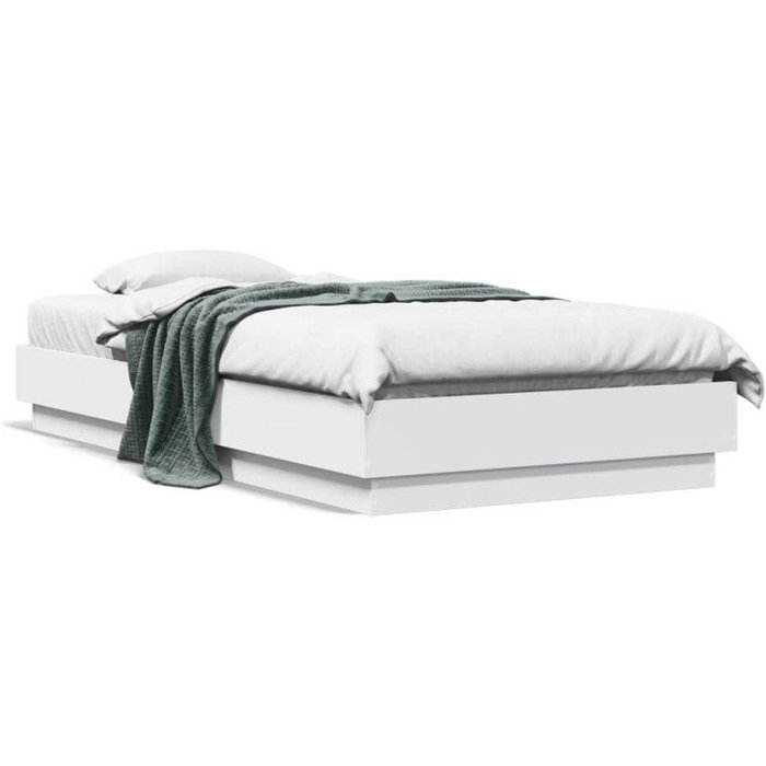 Estructura de cama con luces led blanco 90x190 cm vidaxl