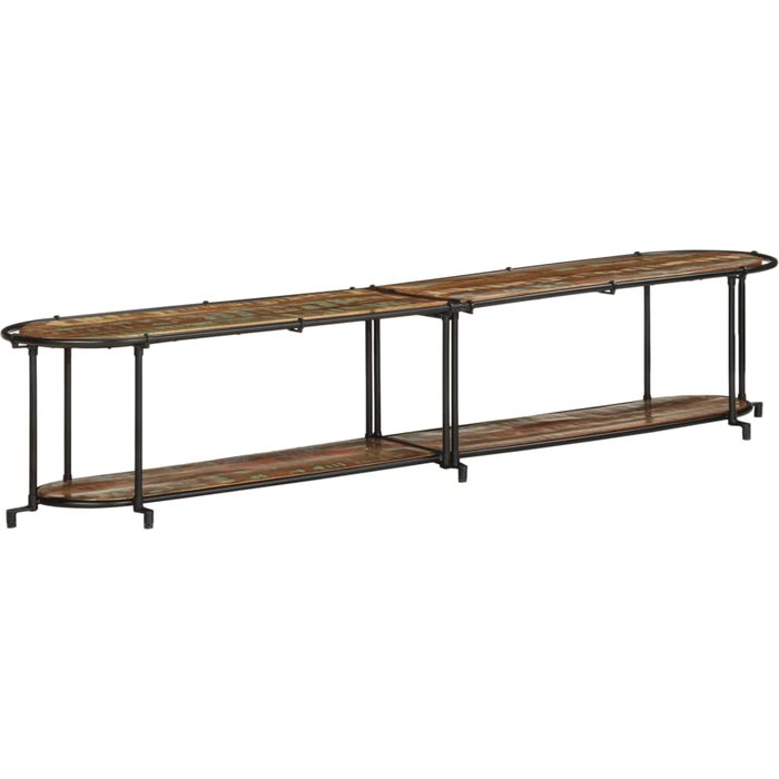 Maison exclusive - mueble de tv madera maciza reciclada 200x42x40 cm