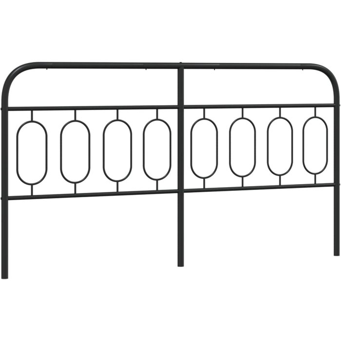 Cabecero de metal negro 183 cm - comfortxl