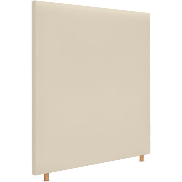 Dhome cabecero de polipiel liso hasta el suelo 110x120cm camas 105 - vainilla