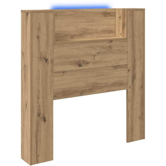 Cabecero cama - mueble cabecero con estante roble artesanal 100 x 15 x 103,5 cm