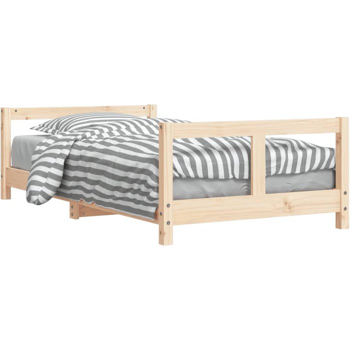 Estructura de cama para ni?os madera maciza de pino 80x160 cm — comfortxl