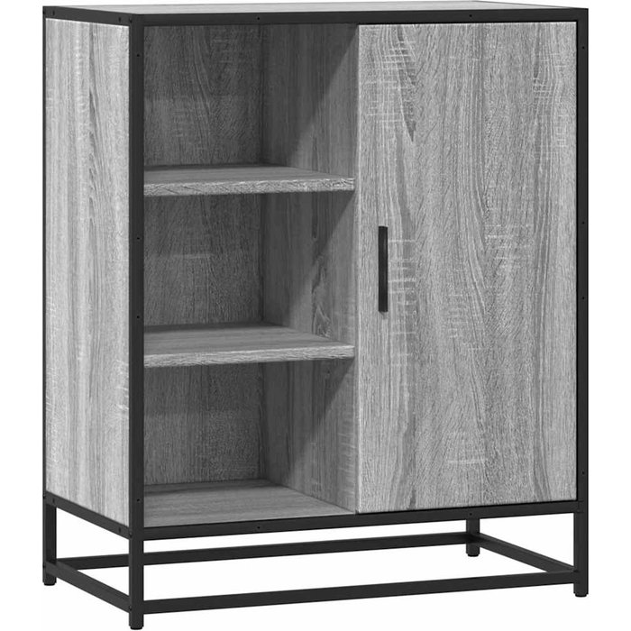 Aparador madera de ingeniería gris sonoma 62x35x76 cm - comfortxl