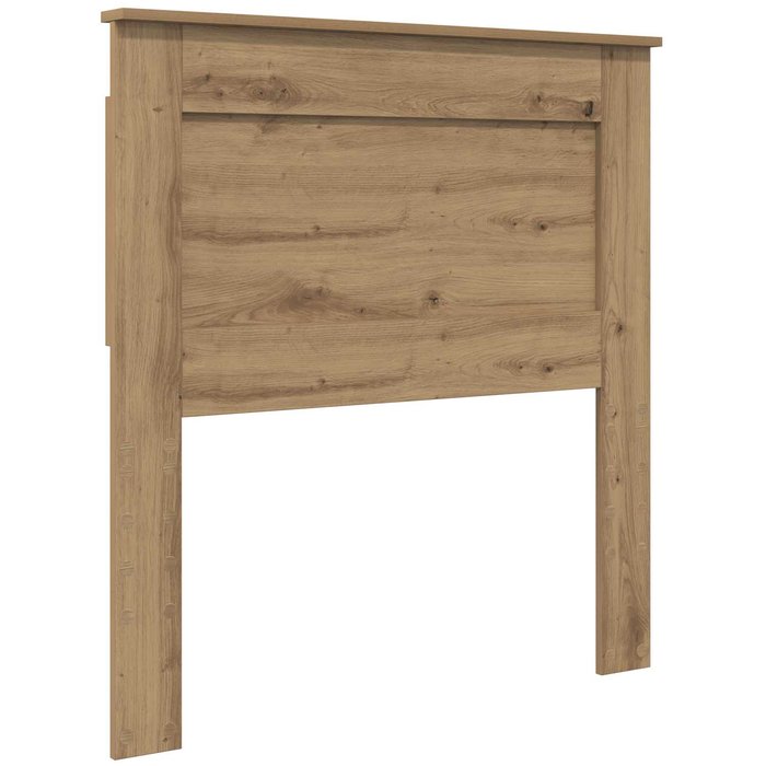 Cabecero cama - mueble cabecero roble artesanal 75 cm madera contrachapada
