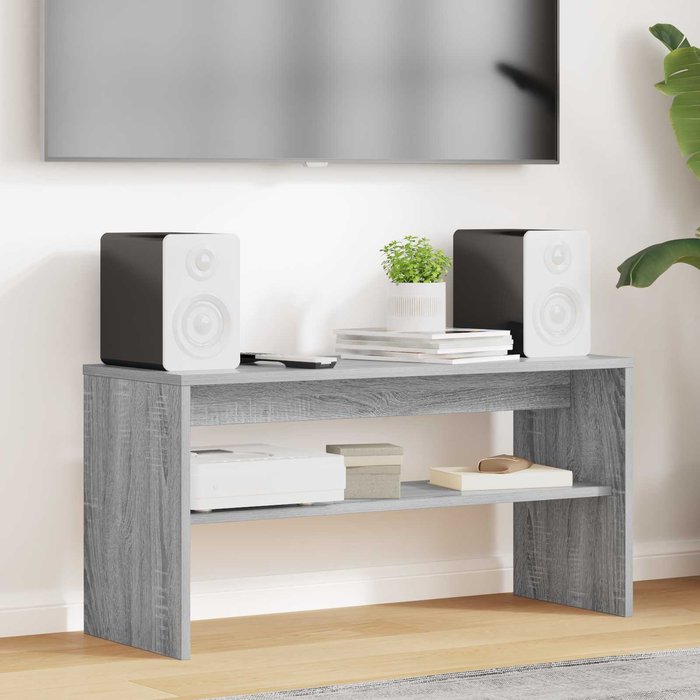 Mueble de tv sonoma gris 80 x 30 x 40 cm madera de ingeniería