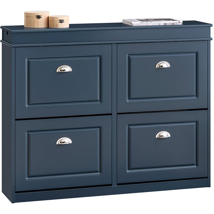 Banco zapatero con 4 solapas organizador fsr79-b sobuy es