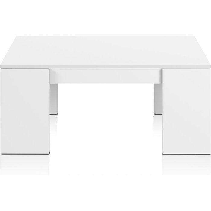Mesa de centro elevable calex blanco 100 x 45 x cm