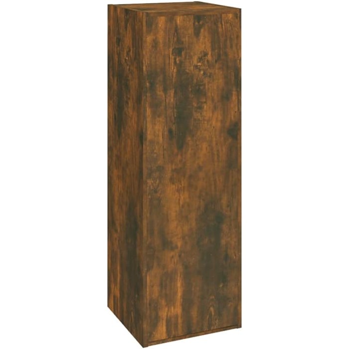 Mueble tv laminado roble ahumado 30,5x30x90 cm - comfortxl