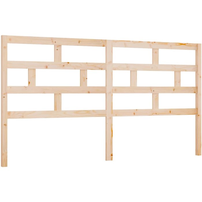 Cabecero de cama madera maciza de pino 206x4x100 cm - comfortxl
