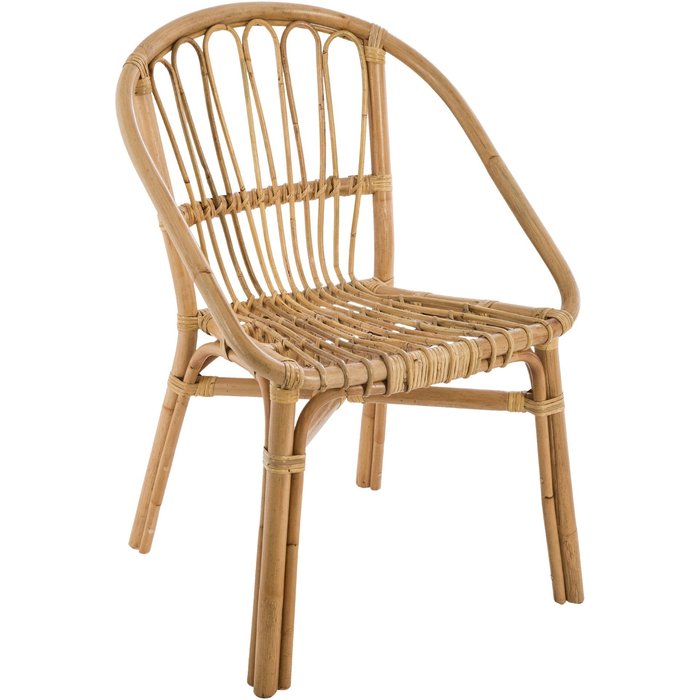 Wellhome sillón bohemian dream 55x56x80 cm de ratán
