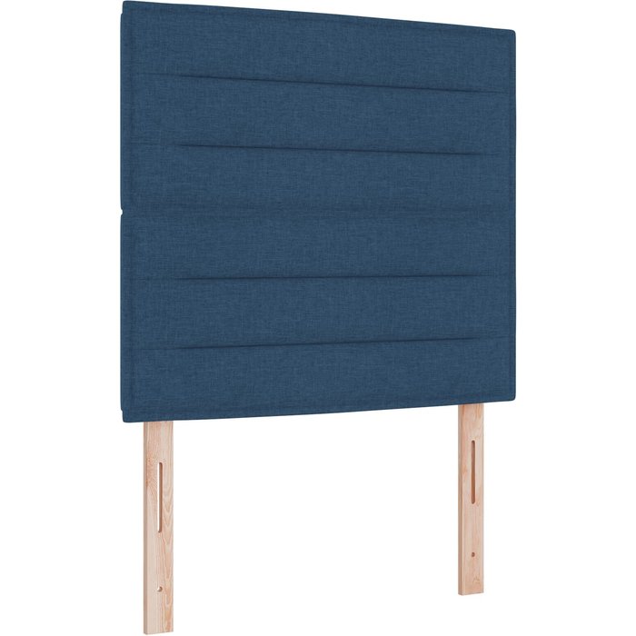 Cabecero diseño líneas azul 80 cm tela cfw3261172