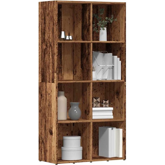 Librería de madera antigua 66x30x130 cm madera contrachapada