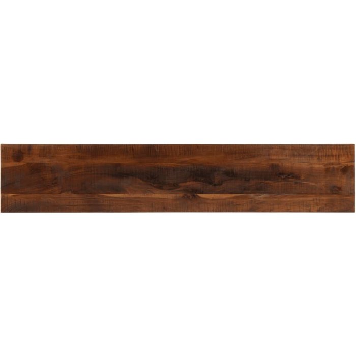 Tablero rectangular de 140x30x3,8 cm, madera maciza reciclada.