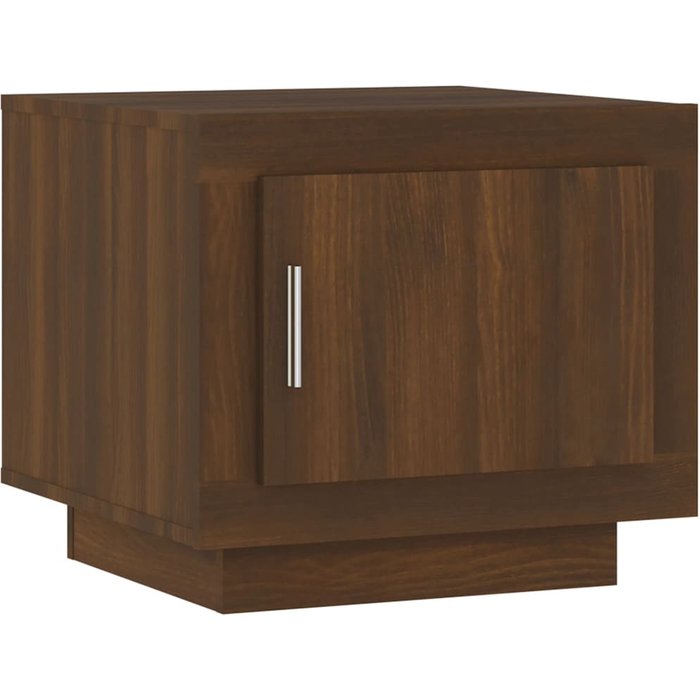 Mesa de centro madera de ingeniería roble marrón 51x50x45 cm - comfortxl