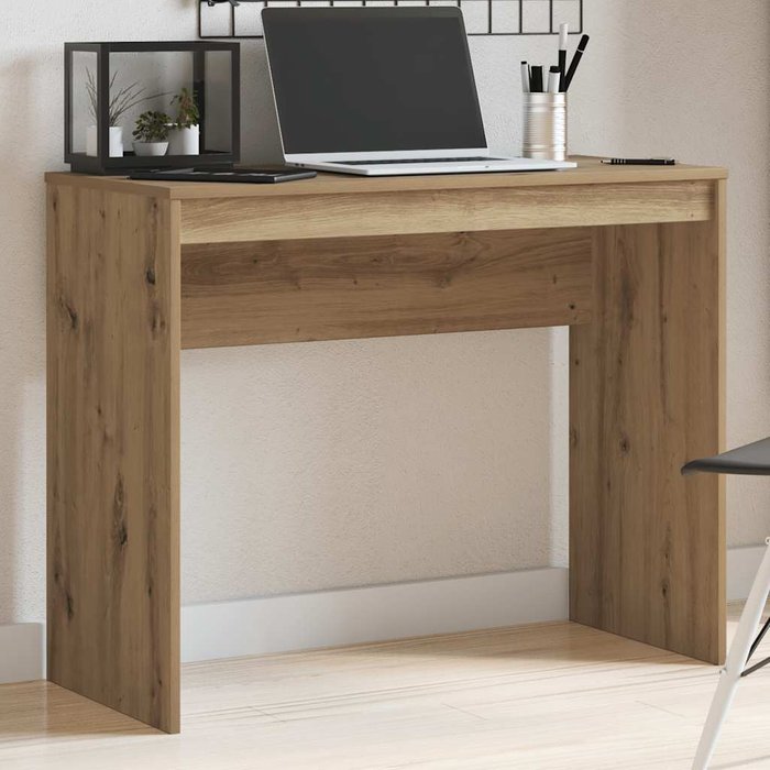 Maison exclusive - escritorio de madera de ingeniería roble artisan 90x40x72 cm