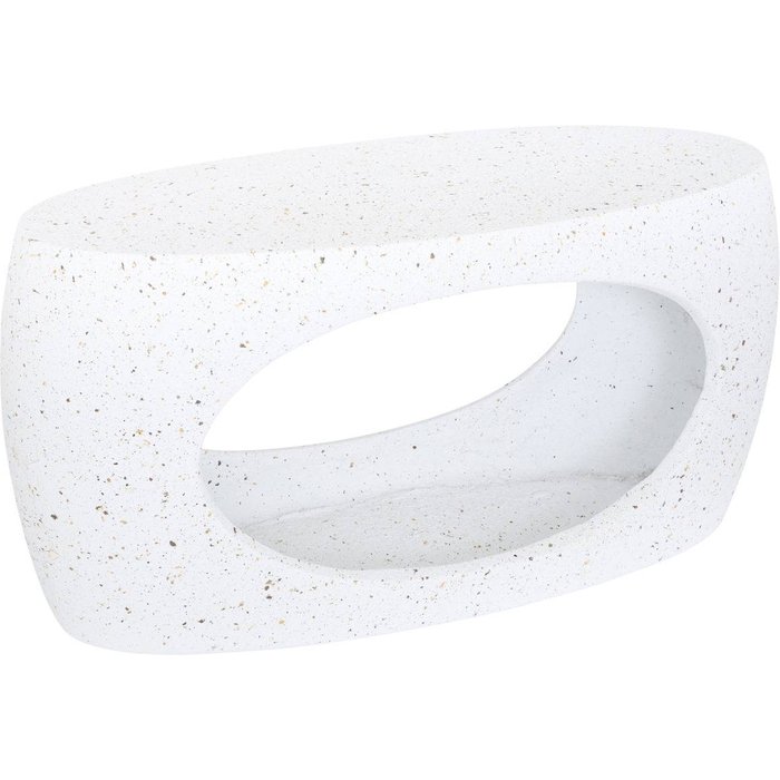 Mesa de centro narlon 80x33x40cm blanca