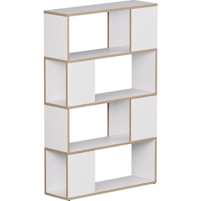 Vicco separador de ambientes eneos, blanco/roble, 80 x 124.5 cm