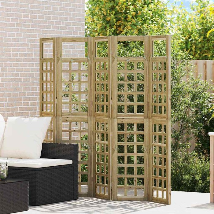 Pantalla de privacidad marrón miel 200 x 180 cm vidaxl