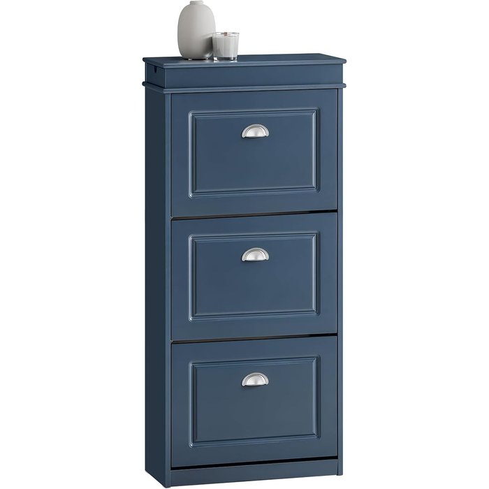 Zapatero con 3 puertas abatibles zapatero fsr94-b sobuy es