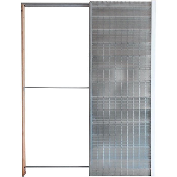 Casoneto puerta corredera para tabique de ladrillo/revoco de 105mm - 60x210